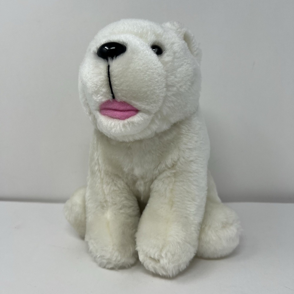 Barbie Polar Bear Plush 8" Stuffed Animal White Soft Toy 2008 Mattel Collectible - Picture 7 of 12